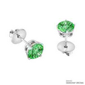 2 Carat Mint Green Pure Brilliance Earring Made with Swarovski Zirconia